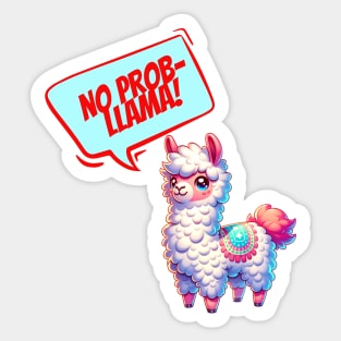 No Prob Llama Sticker